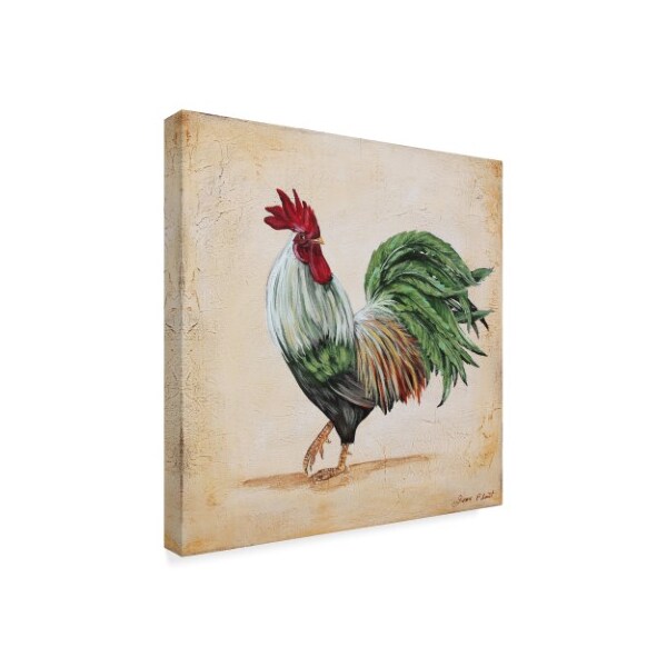 Jean Plout 'Rooster 5' Canvas Art,18x18